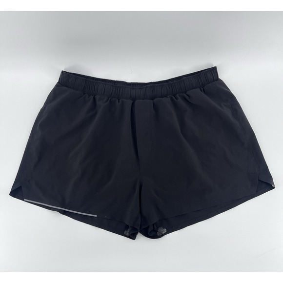 Lululemon Surge Shorts Mens XL 3" Inseam Black Stretch Drawstring - Picture 1 of 9